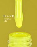 DARK Stamping polish №24 неоновий жовтий, 10 ml