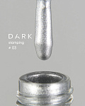 DARK Stamping polish №03 срібний, 8 ml